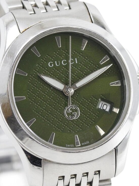 GUCCI Watches 126.5 greenDial Stainless Steel Quartz Analog display Women main image 13
